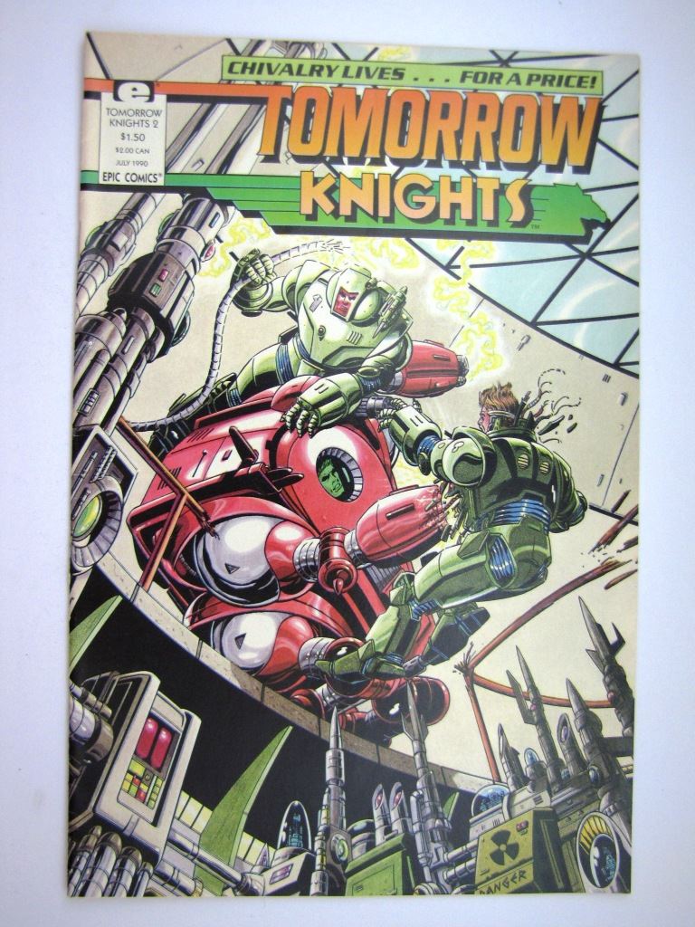 Epic Comics: TOMORROW KNIGHTS #2 JULY 1990 # 34J37