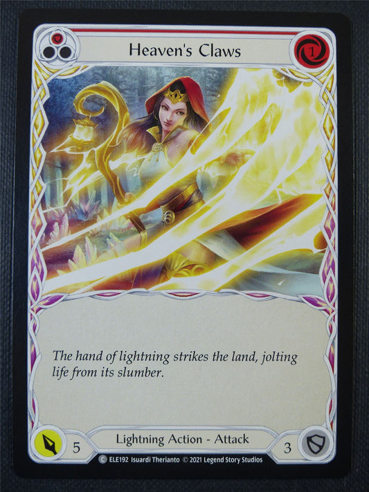 Heaven's Claws - Red - Tales of Aria 1st ed - Flesh and Blood Card #639