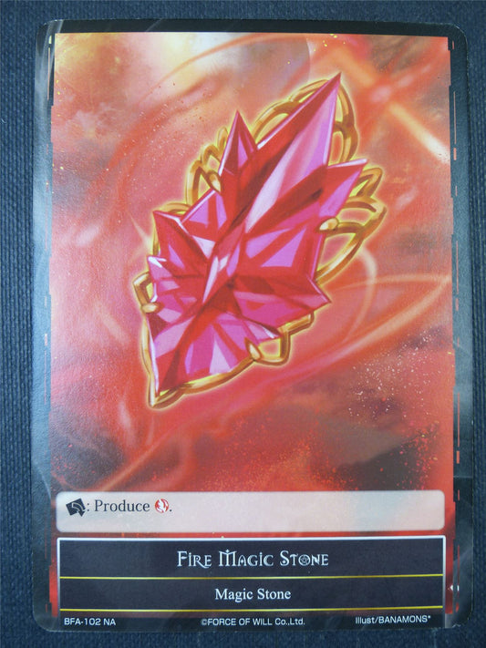 Fire Magic Stone - Force of Will Card #28X