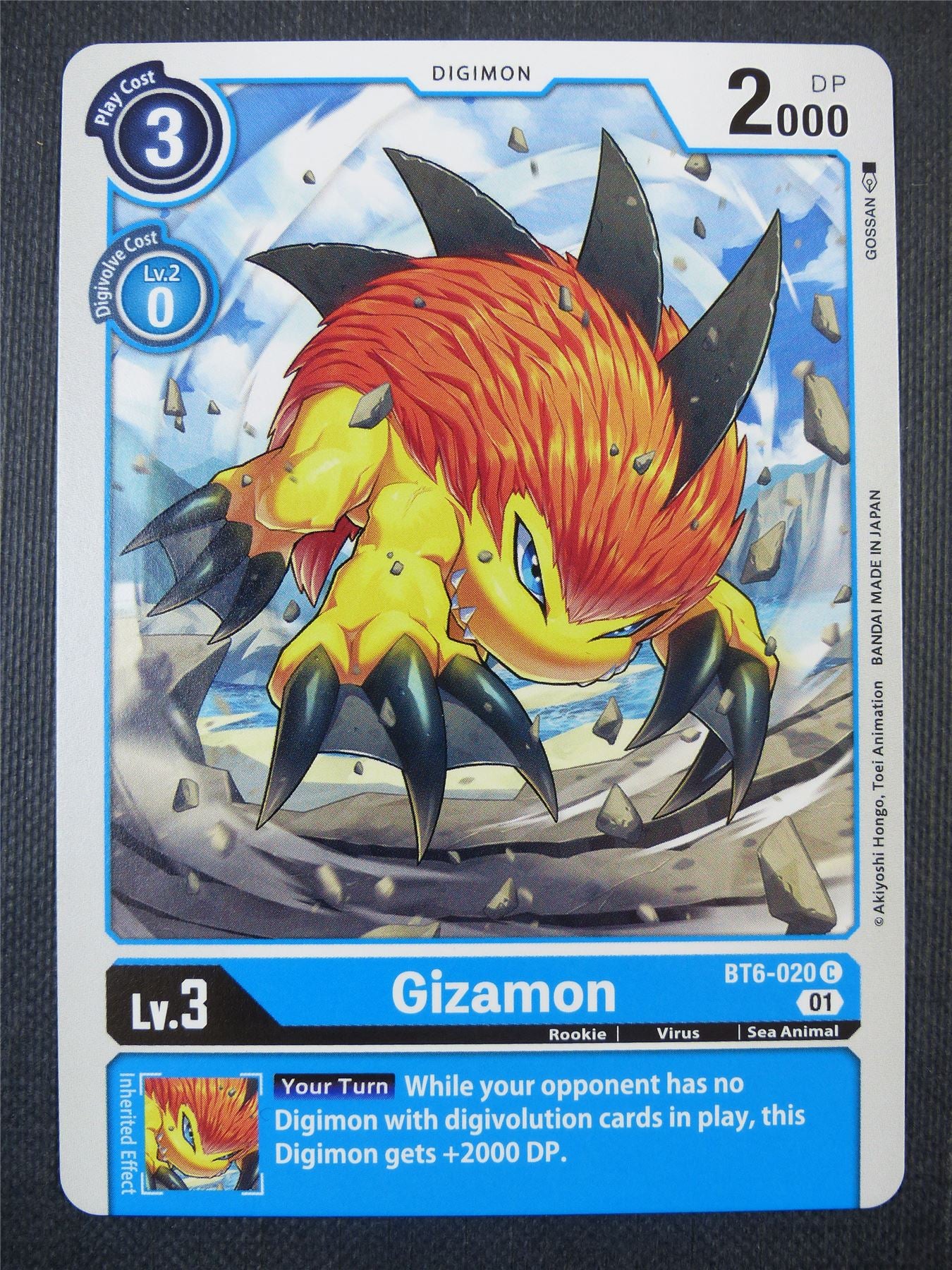 Gizamon BT6-020 C - Digimon Card #60Y