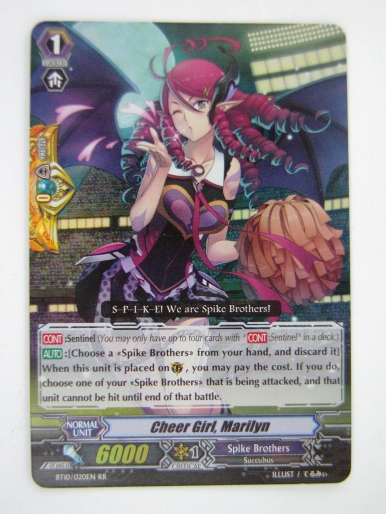 Vanguard Cards: CHEER GIRL, MARILYN BT10 RR # 10B20