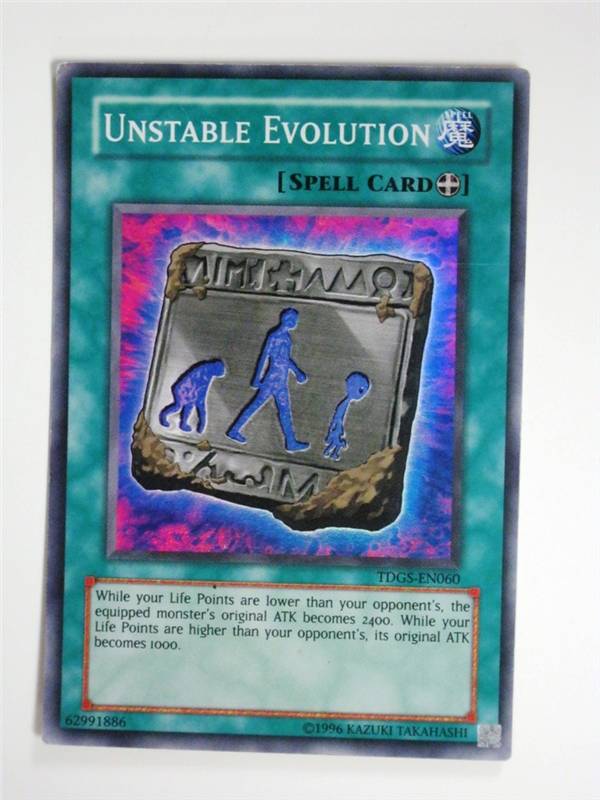 YUGIOH yu-gi-oh CCG - UNSTABLE EVOLUTION TDGS