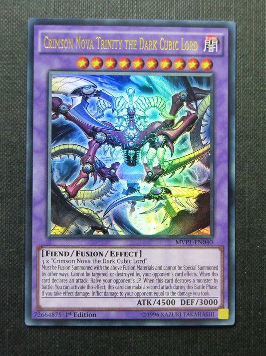 Crimson Nova Trinity the Dark Cubic Lord MVP1 Ultra Rare - 1st ed - Yugioh Cards #1UT