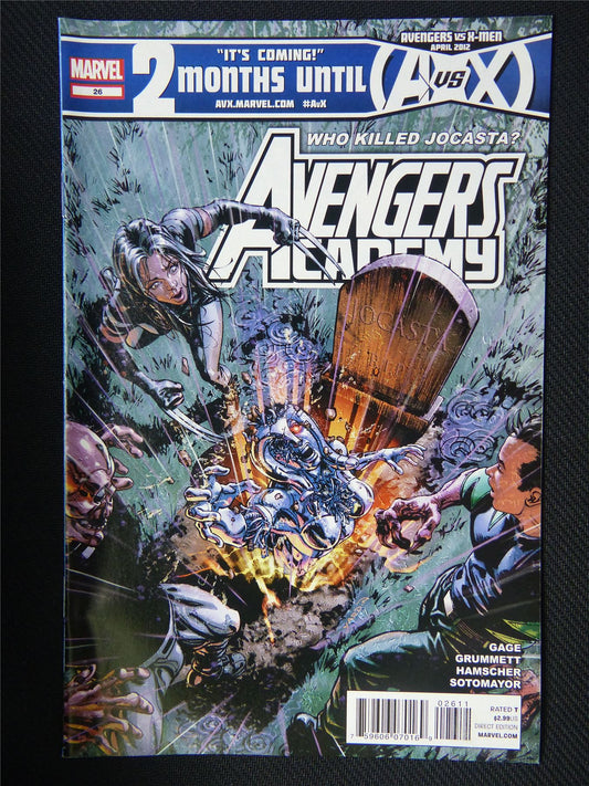 AVENGERS vs. X-MEN No.26 April 2012 - Marvel Comic #15J