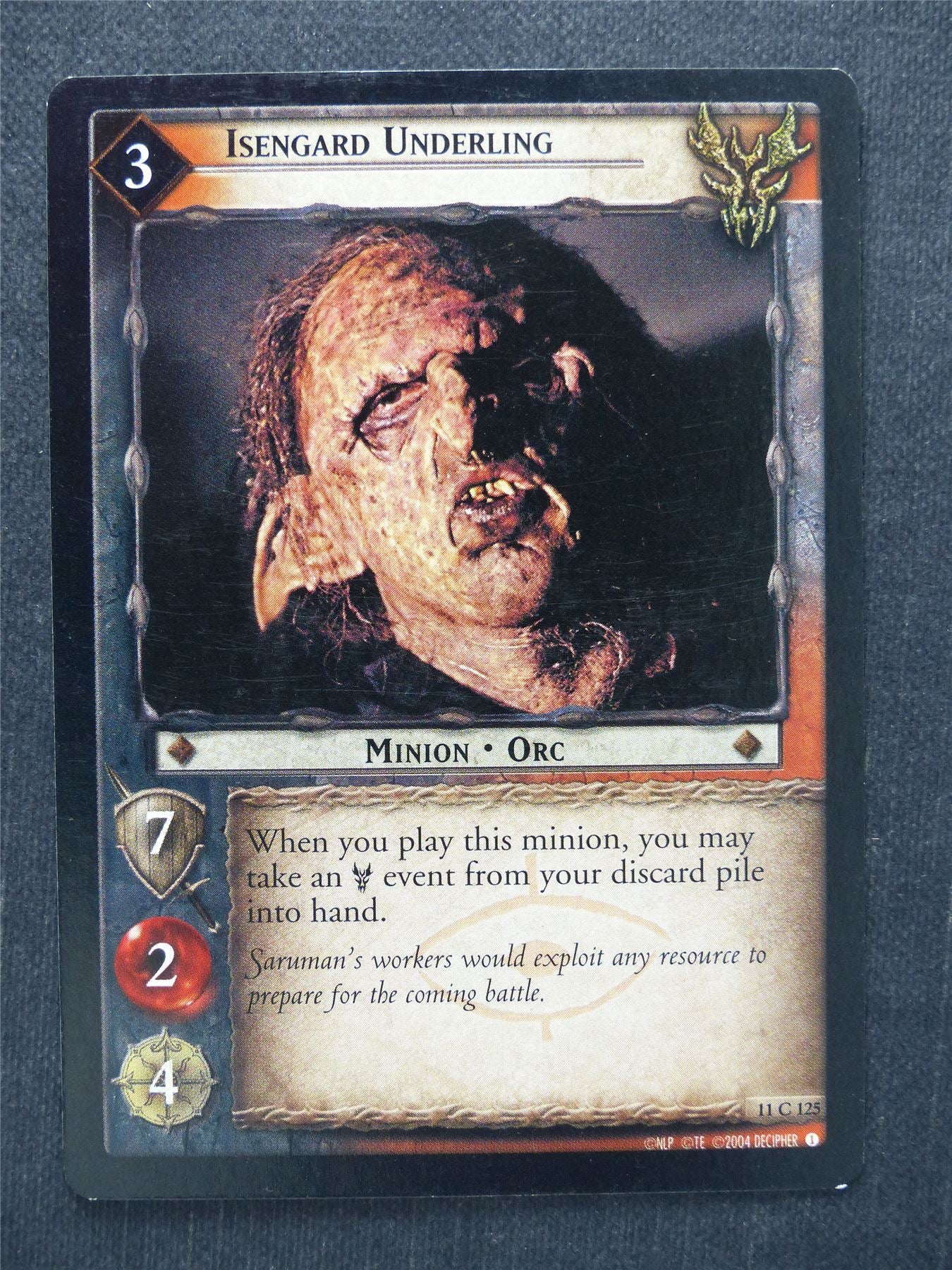 Isengard Underling 11 C 125 - LotR Cards #M8