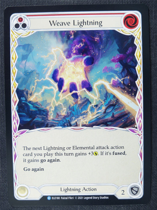 Weave Lightning R Red - 1st Ed Tales of Aria - Flesh and Blood