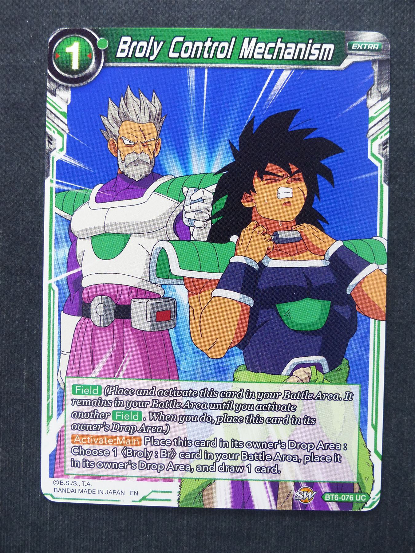 Broly Control Mechanism - Dragon Ball Super Cards #8T