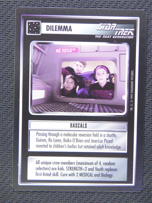 Dilemma Rascals - Star Trek CCG Next Gen #58I