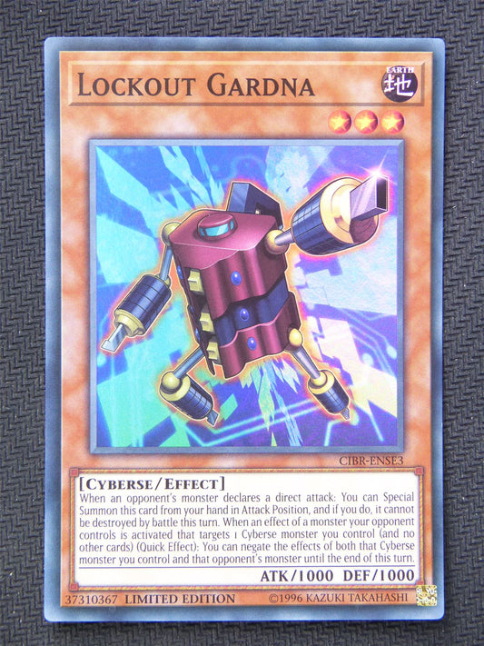 Lockout Gardna CIBR - Super Rare - Yugioh Card #5N9