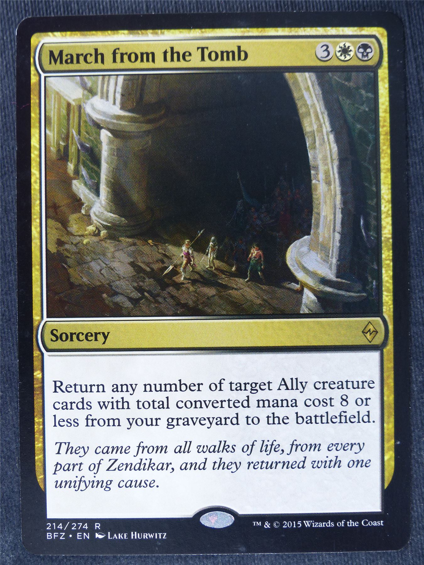 March from the Tomb - Mtg Magic Cards #1IC