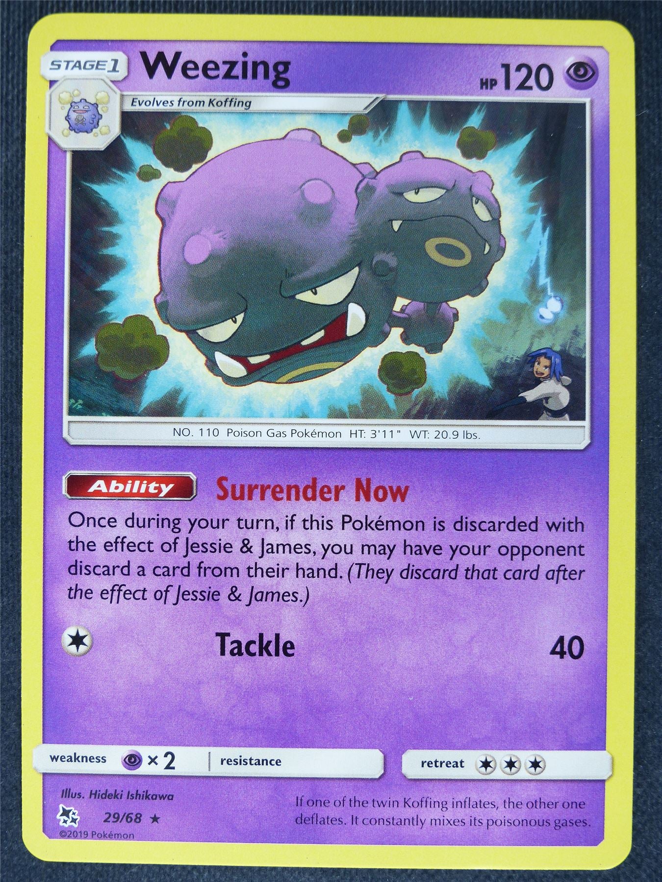 Weezing 29/68 - Pokemon Cards #C4