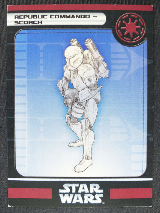 Republic Commando - Scorch - Star Wars Miniatures Spare Cards #6S