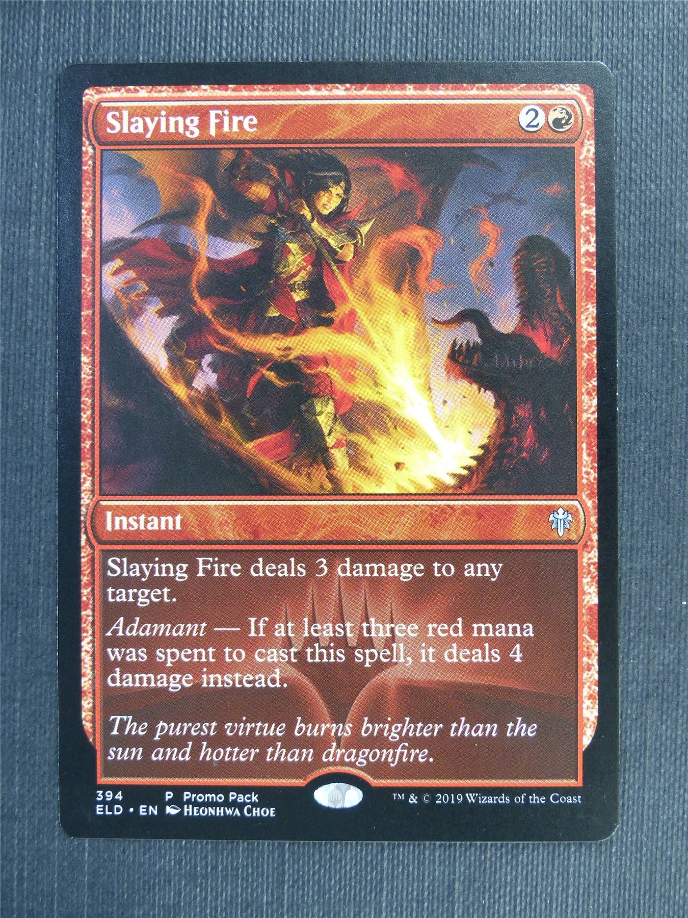 Slaying Fire Promo - Mtg Magic Cards #4CU