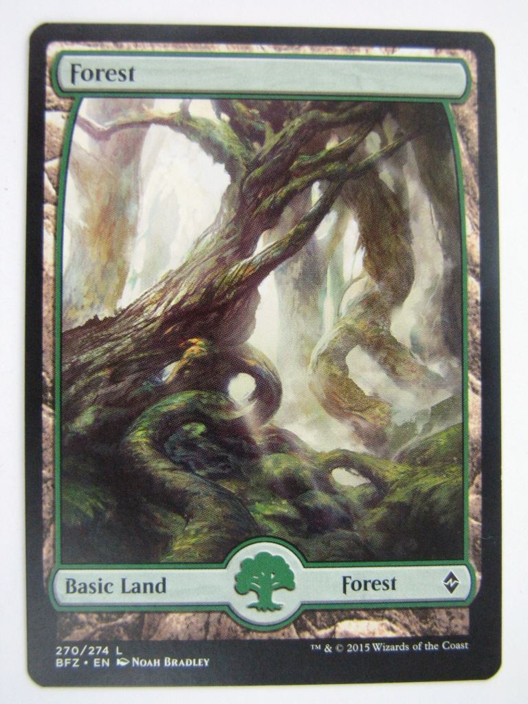 MTG Magic Cards: FULLART FOREST 270/274 # 5D15