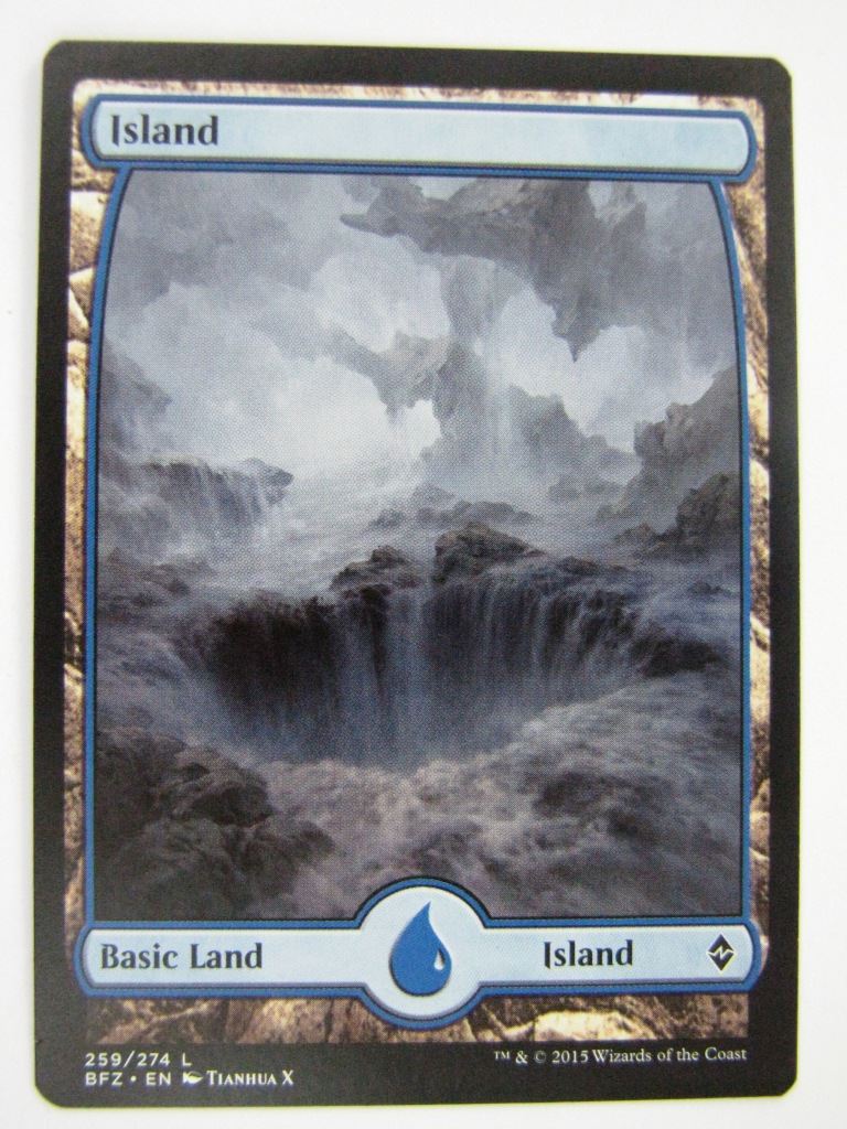 MTG Magic Cards: FULLART ISLAND 259/274 # 5D32