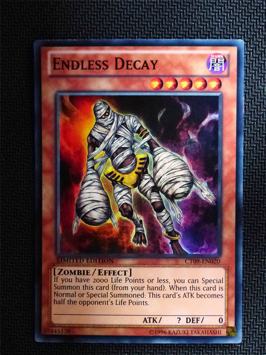 Endless Decay - CT09 - Super Rare - Yugioh Card # 1H16