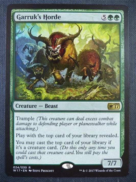 Garruk's Horde - Mtg Card #8UR