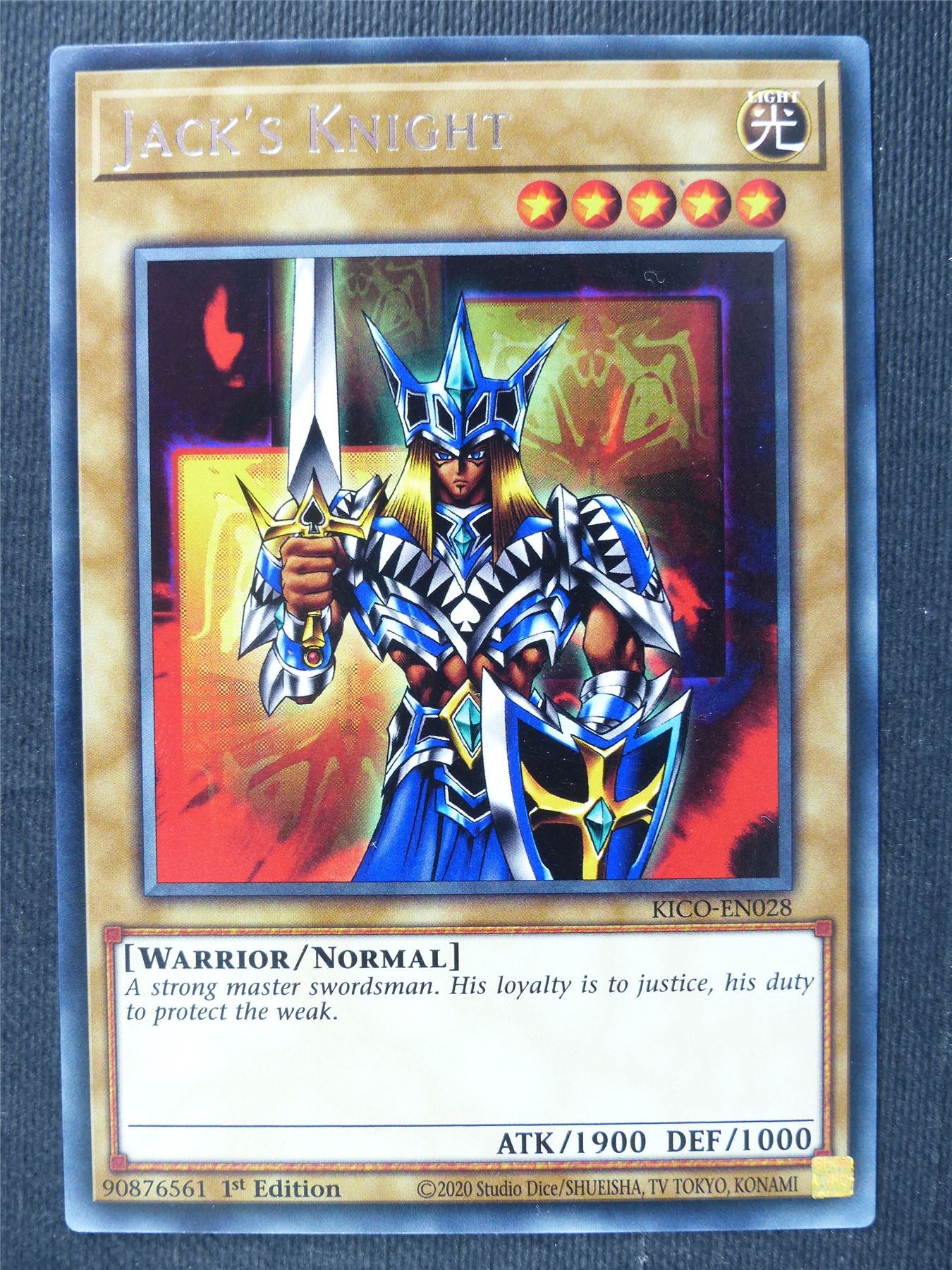 Jack's Knight KICO Rare - 1st ed Yugioh Cards #37C