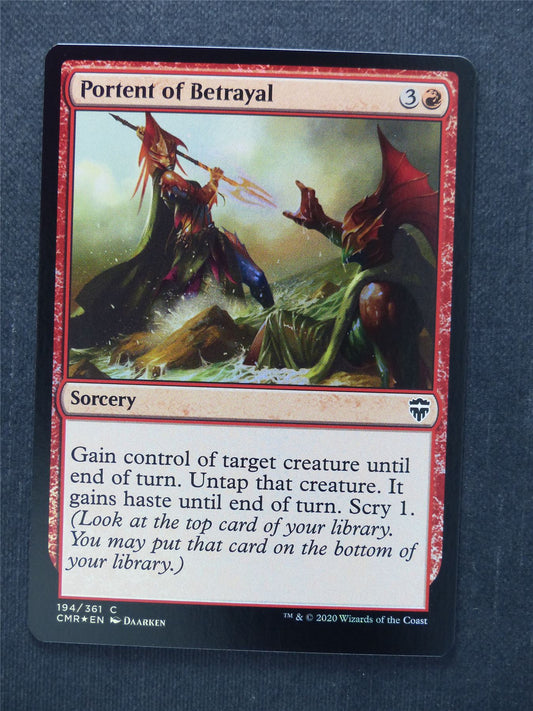 Portent of Betrayal Foil - Commander Legends #OK
