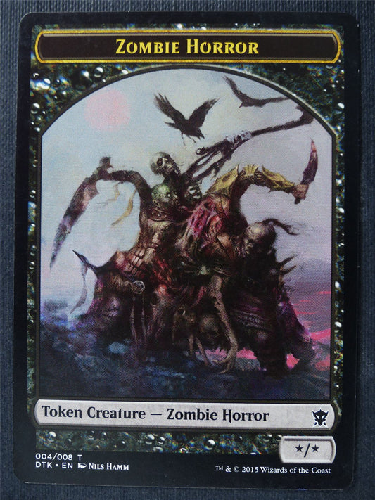 Zombie Horror Token - Mtg Card #3W5