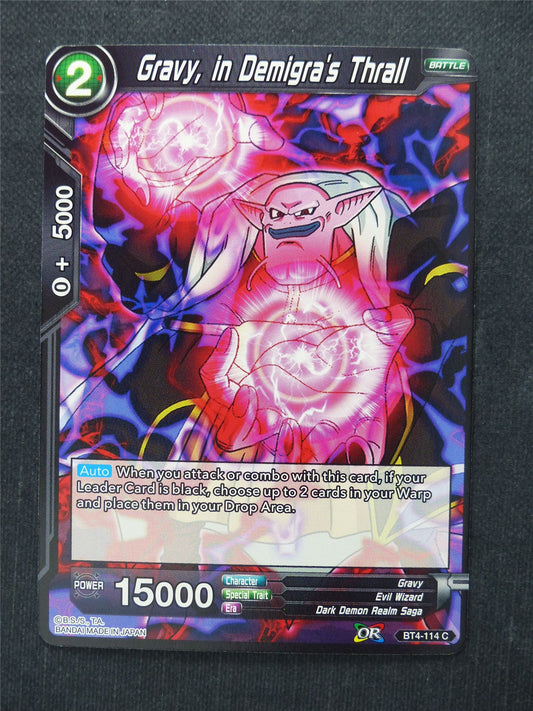 Gravy In Demigra's Thrall - Dragon Ball Super Cards #HM