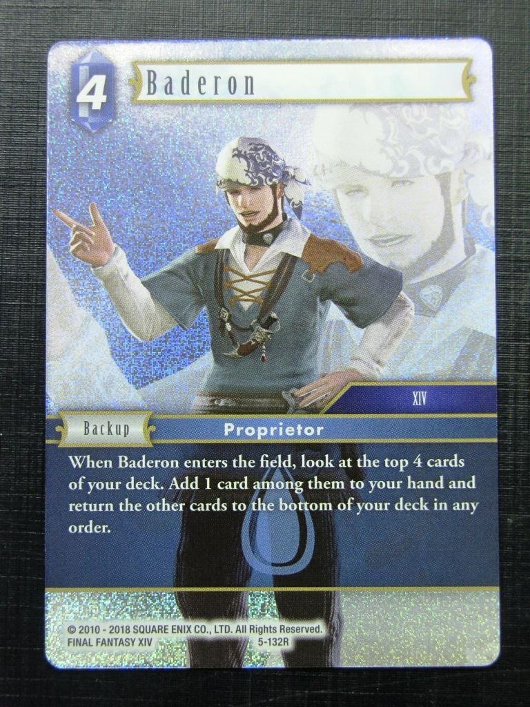 Baderon 5-132R - Foil - Final Fantasy Card # 10J5