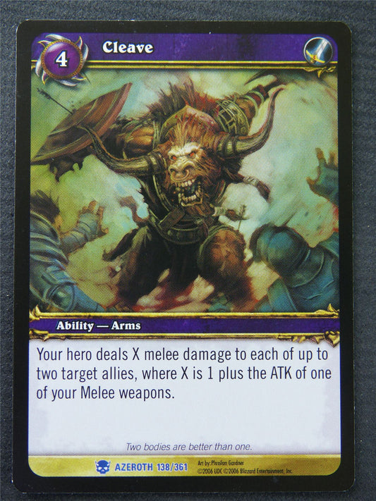 Cleave - Rare - World Of Warcraft #1MX