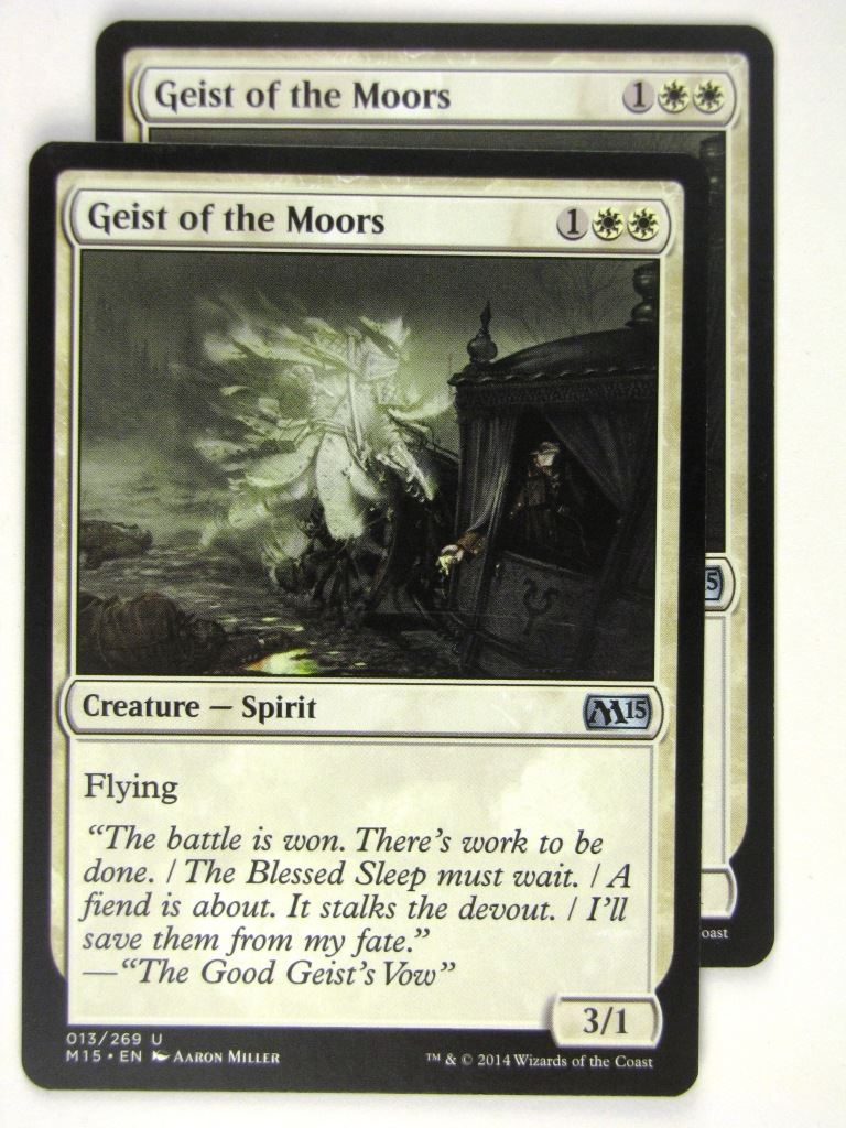 MTG Magic Cards: GEIST OF THE MOORS x2 # 19B49