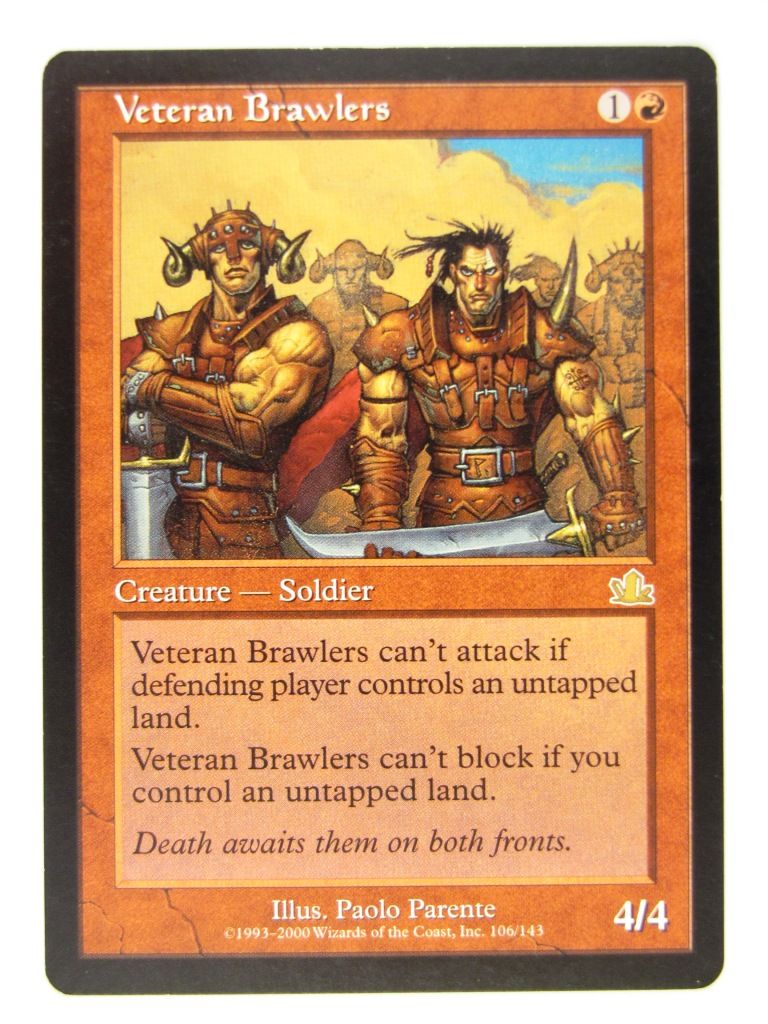 Mtg - VETERAN BRAWLERS - Played Rare