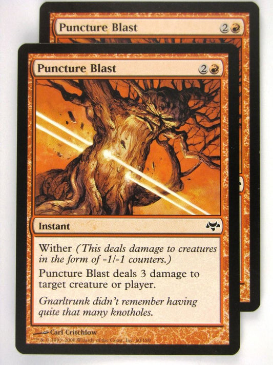 MTG Magic: The Gathering Cards: PUNCTURE BLAST x2: EVE