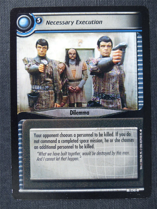 necessary Execution - Star Trek Cards #VI