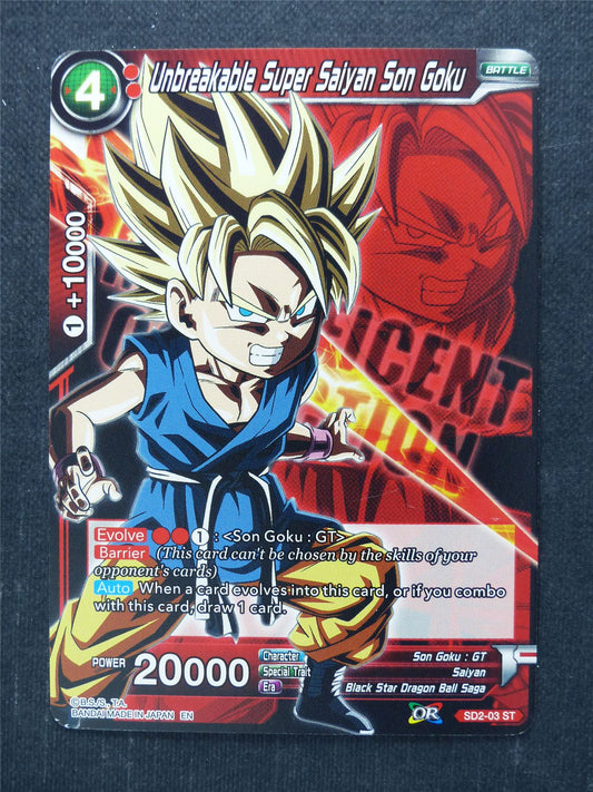 Unbreakable Super Saiyan Son Goku - Dragon Ball Super Cards #6J