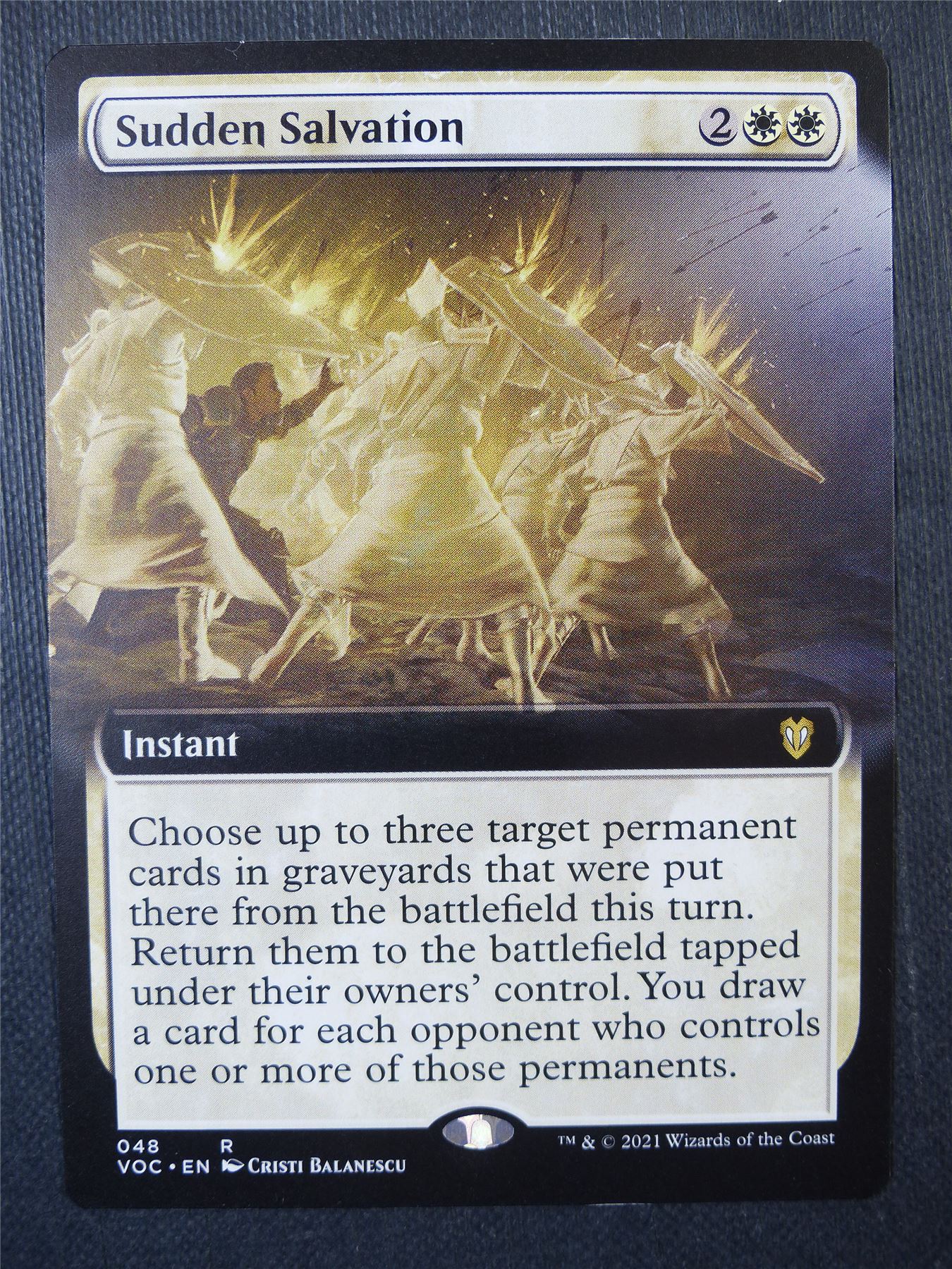 Sudden Salvation Extended art - Mtg Card #8BN