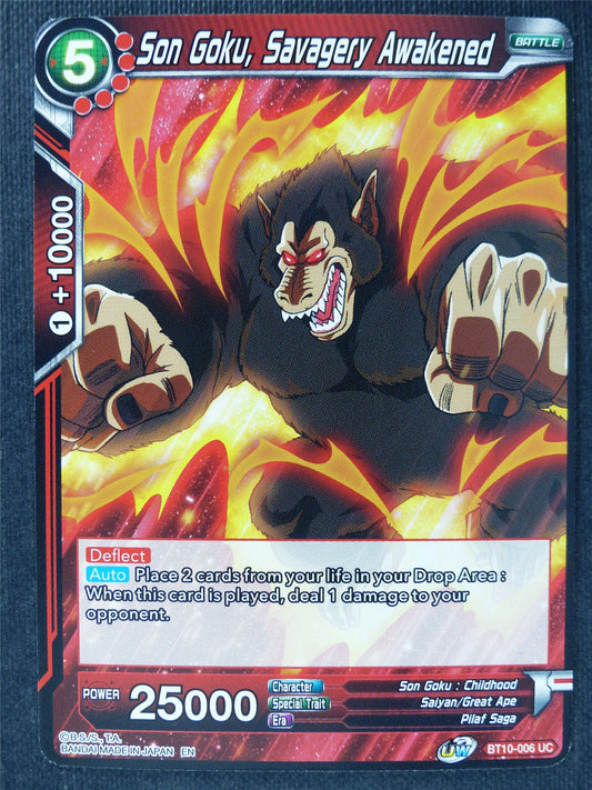 Son Goku Savagery Awakened - Dragon Ball Super Cards #58