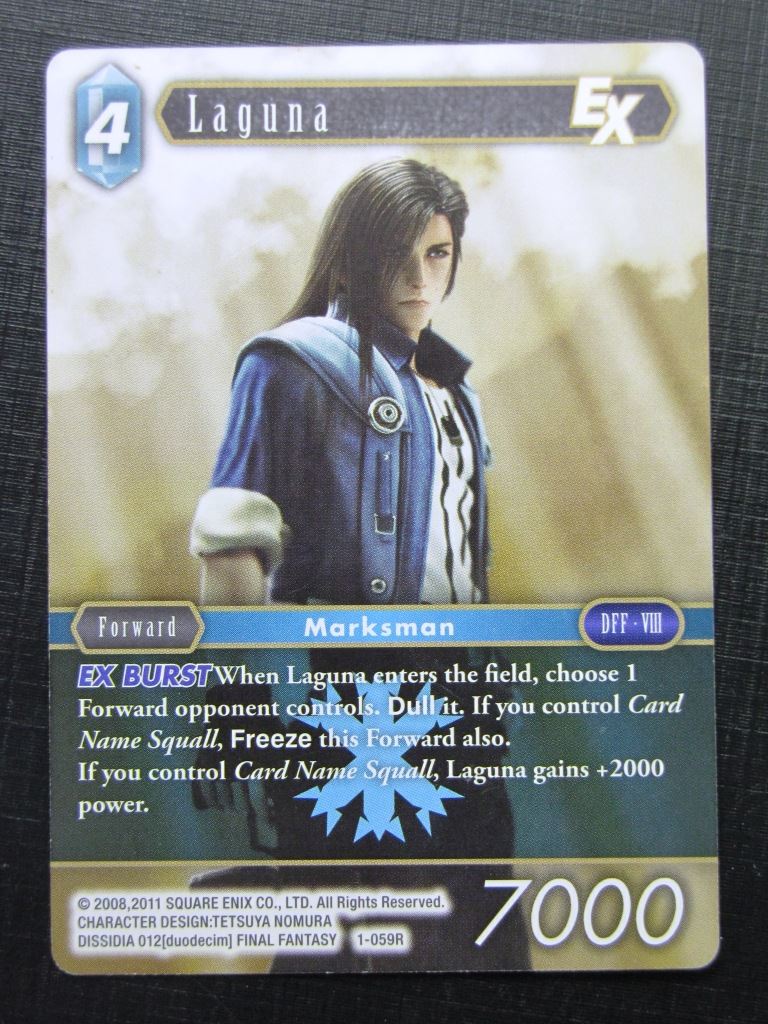 Laguna 1-059R Promo - Final Fantasy Card # 11D18