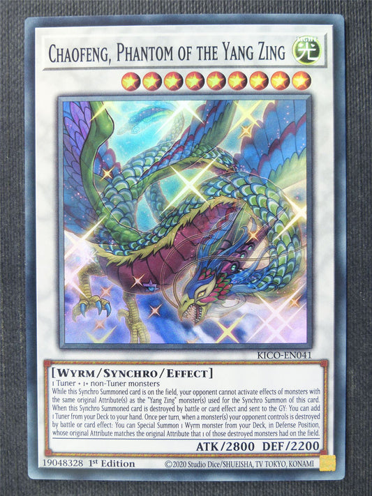 Chaofeng Phantom of the Yang Zing KICO Super Rare - 1st ed Yugioh Cards #34R