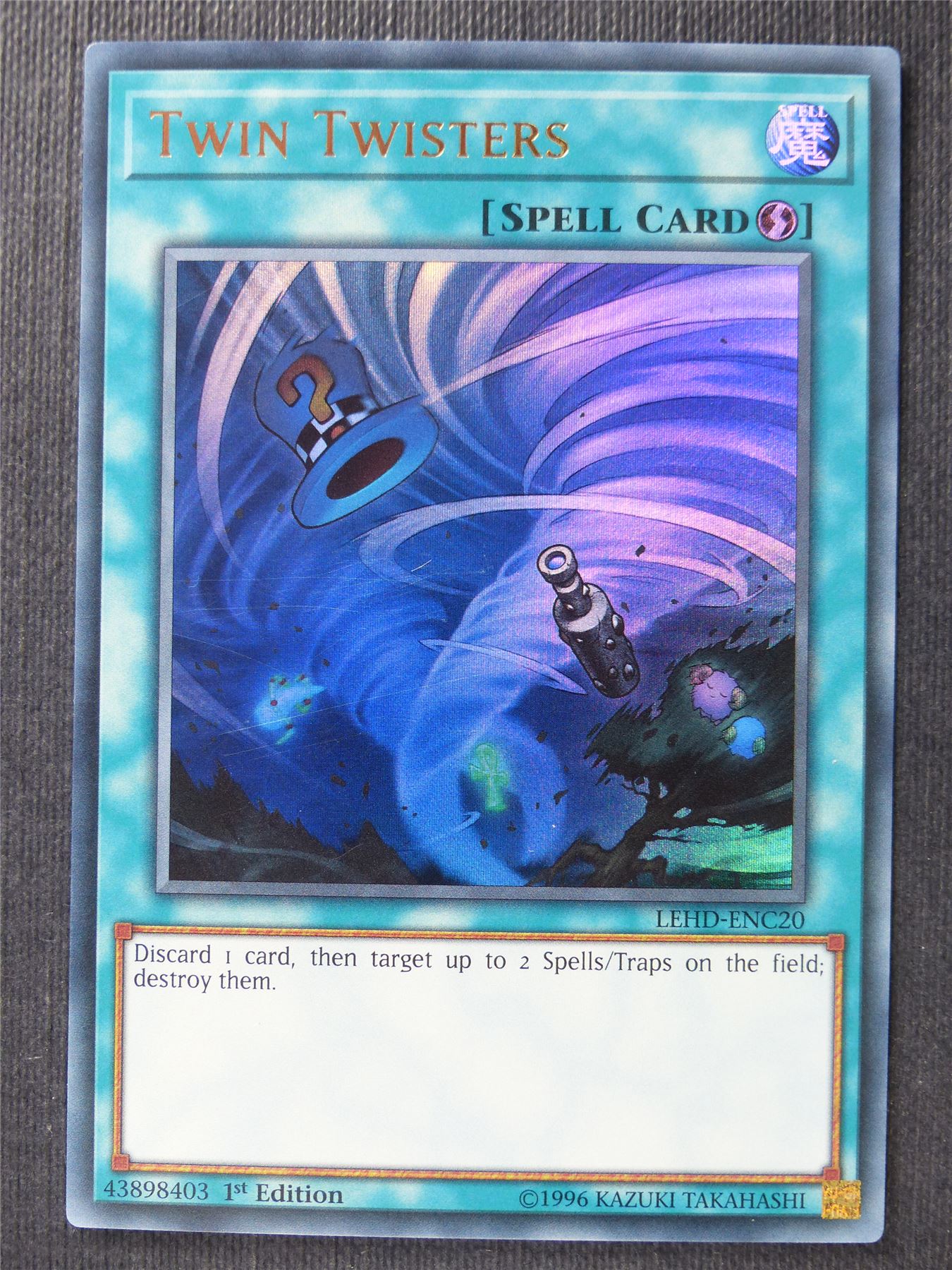 Twin Twisters LEHD Ultra Rare - 1st ed - Yugioh Card #2OH