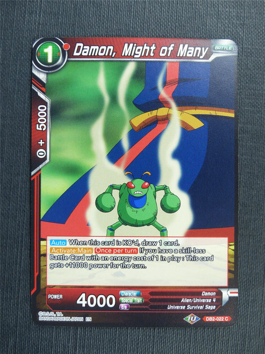 Damon Might of Many - DB2 Dragon Ball Super Card