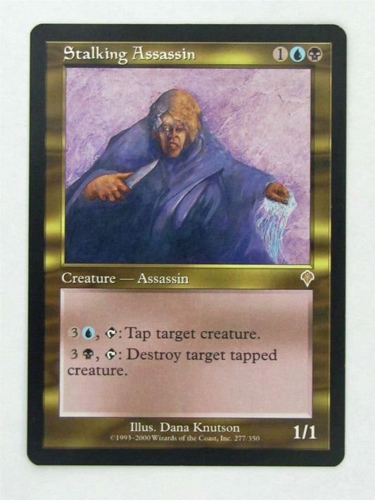 Mtg - STALKING ASSASSIN - Played Rare