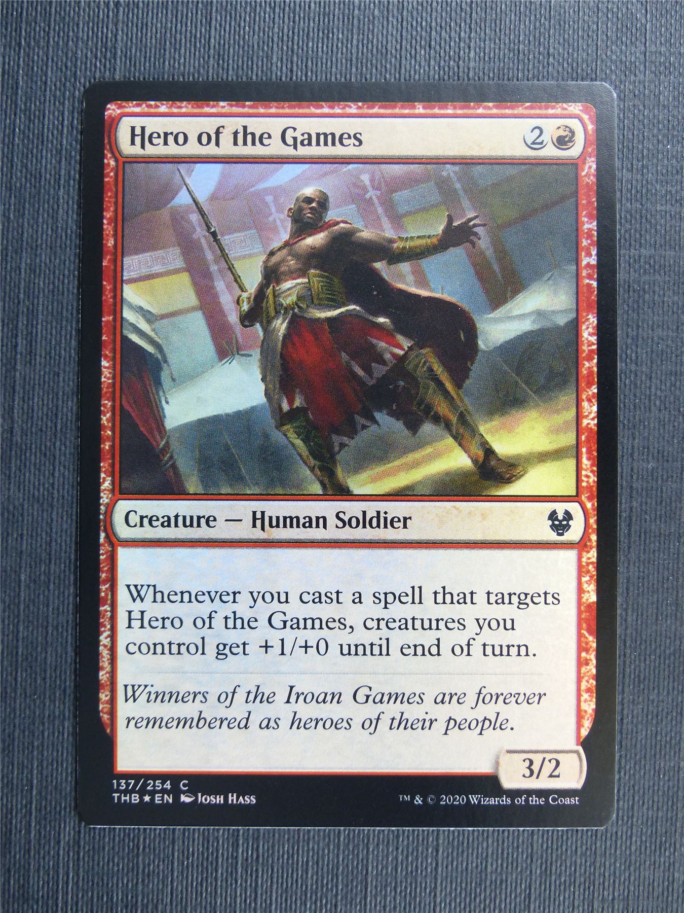 Hero of the Games Foil - Theros Collector Ed - Mtg Magic Cards #3N2