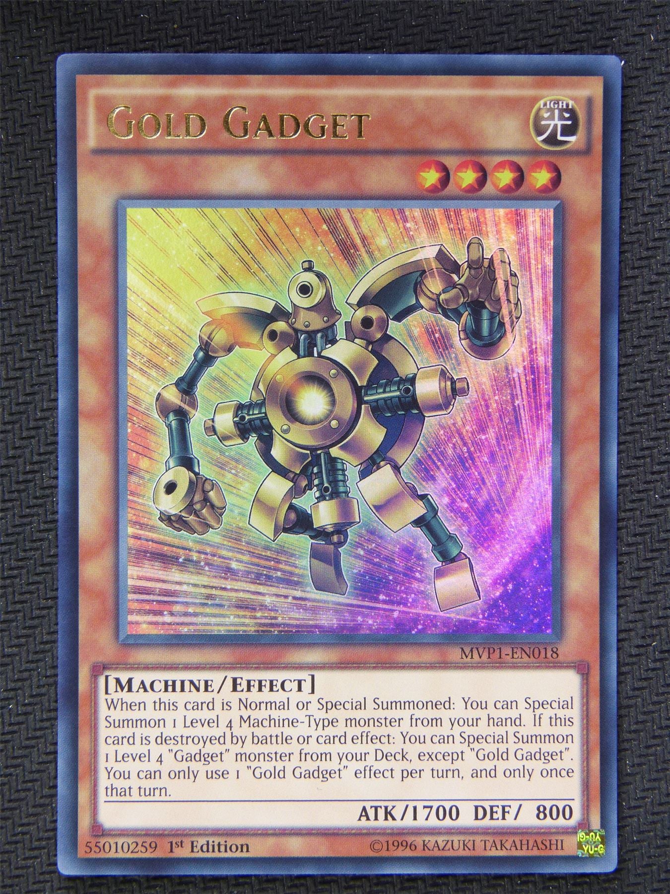 Gold Gadget MVP1 - Ultra Rare - Yugioh Card #5ZE