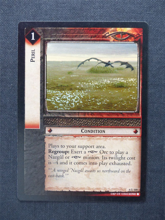 Peril 6 U 105 - LotR Cards #8K