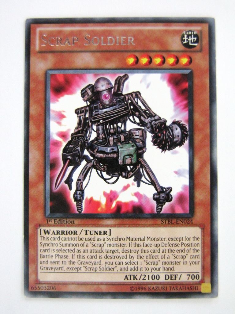 Yugioh Cards: SCRAP SOLDIER STBL RARE # 2D41