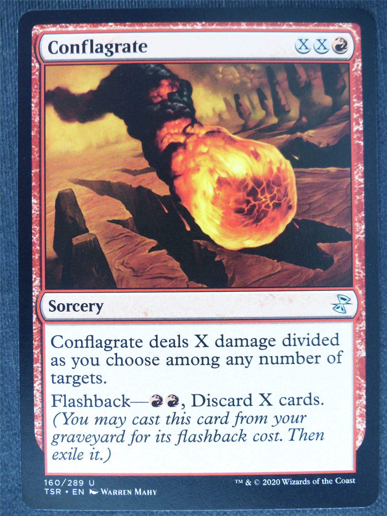 Conflagrate - Remastered - Mtg Magic Cards #SX