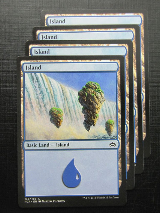 MTG Magic Cards: ISLAND 138/156 x4 # 25J30