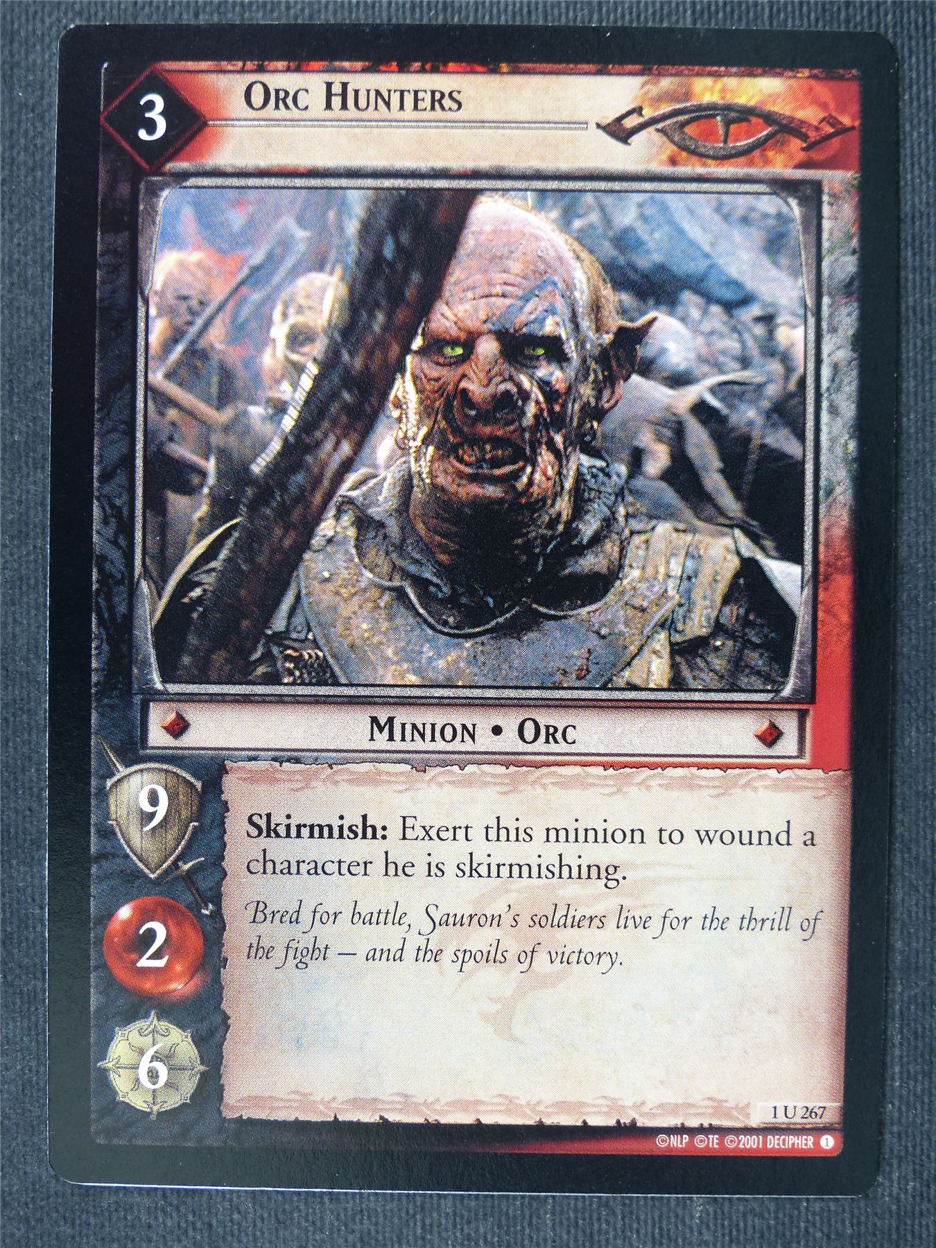 Orc Hunters 1 U 267 - LotR Cards #3ID