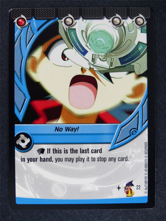 No Way! 22 - Beyblade Cards #WG