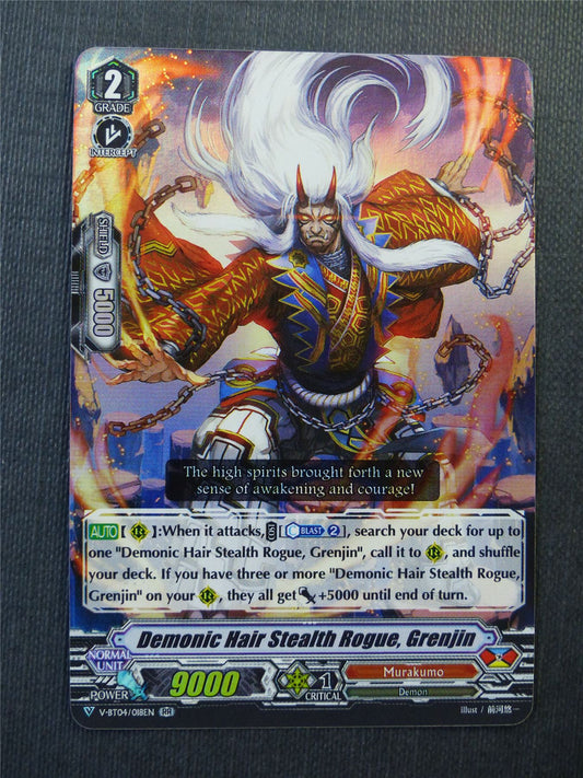 Demonic Hair Stealth Rogue Grenjin V-BT04 RR - Vanguard Cards #ZX