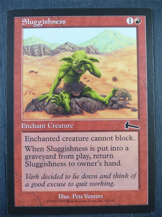 Sluggishness - Mtg Card #9F8