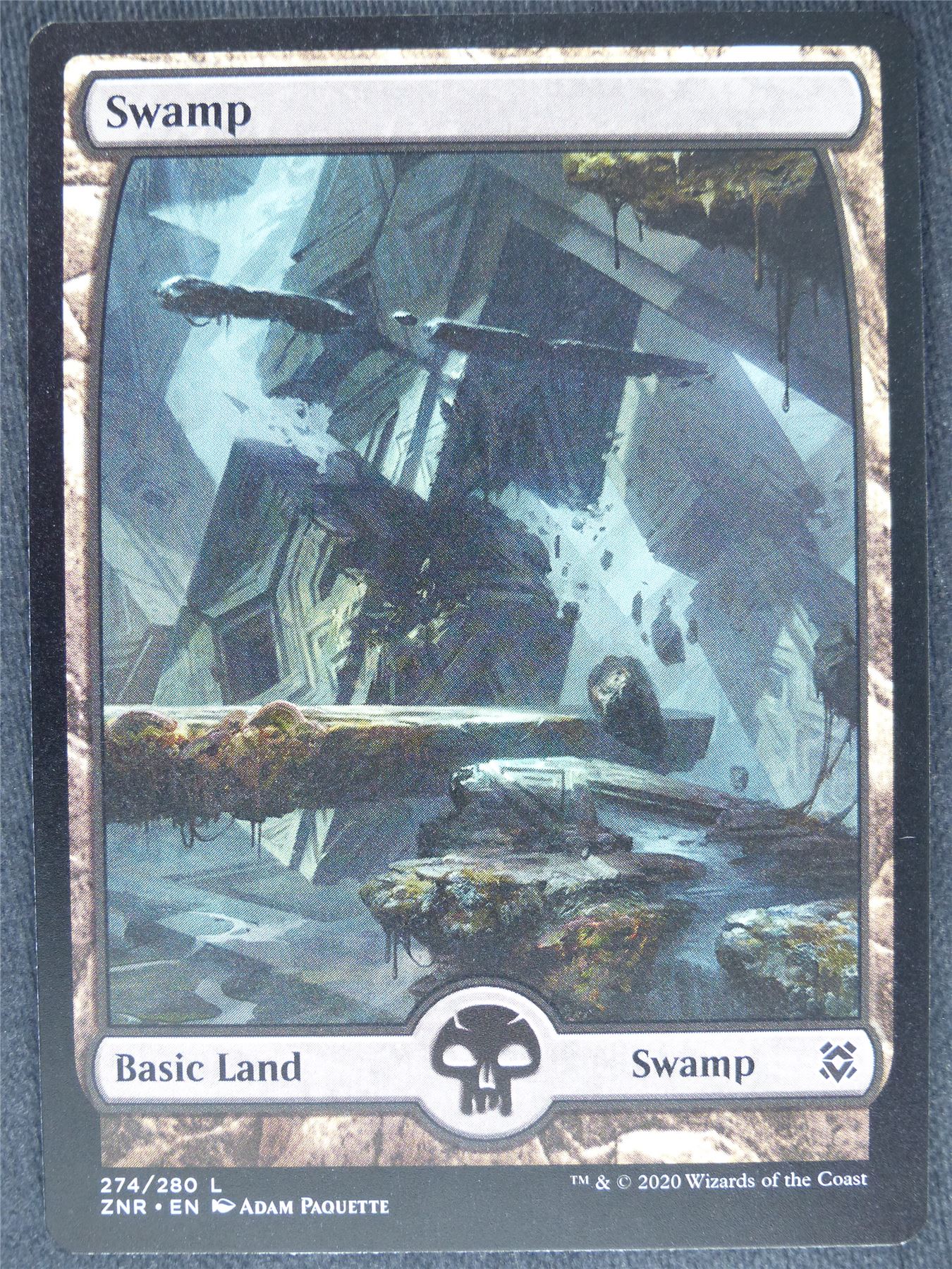 Swamp 274/280 Full Art Mint - Mtg Magic Cards #2K